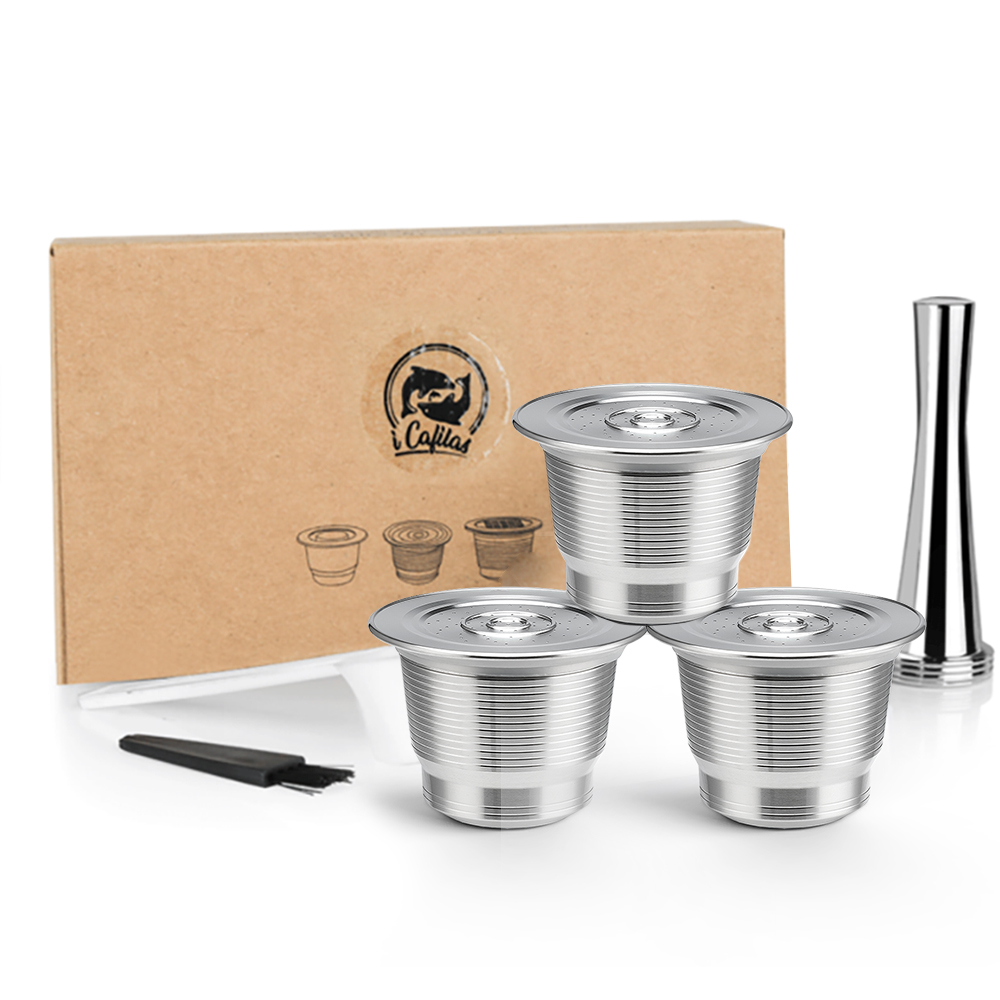 Coffee Equipment Wholesale - Cangkir Espresso Filter Isi Ulang Baja
