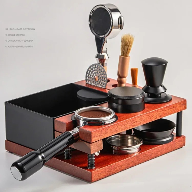 Coffee Knock Box - Tempat Tamper Kopi Musim Semi dengan
