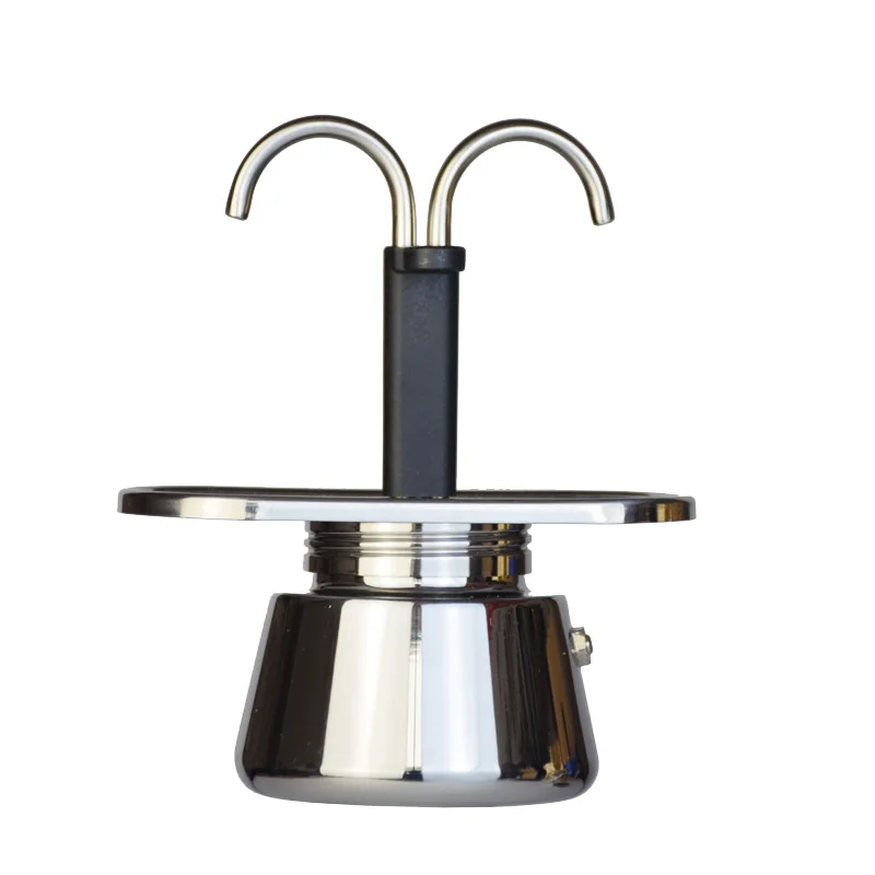 Coffee Equipment Wholesale - Mini Moka Pot tabung ganda 200ML,