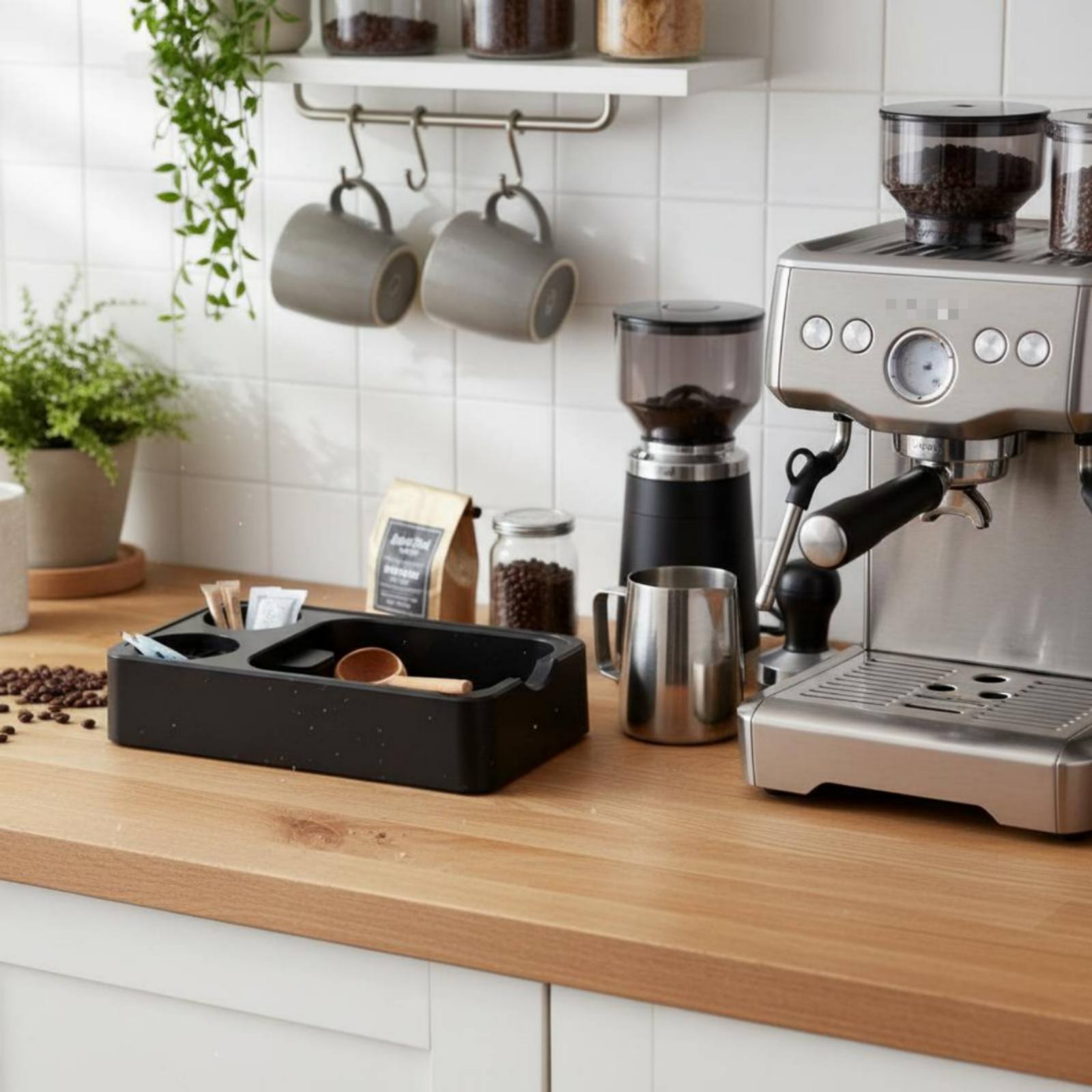 Coffee Knock Box - Stasiun Knock Box yang Mudah Dibersihkan,