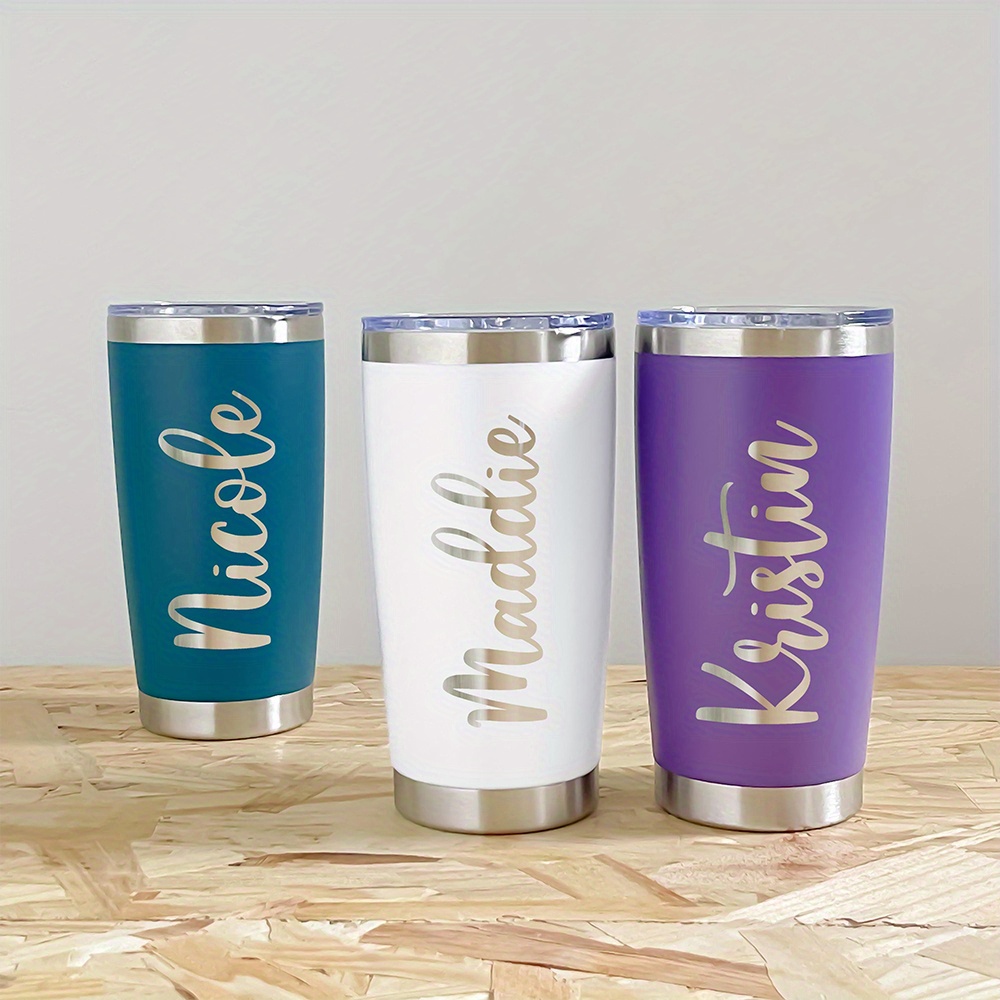 Coffee Equipment Eu - Tumbler Stainless Steel 20oz dengan Nama