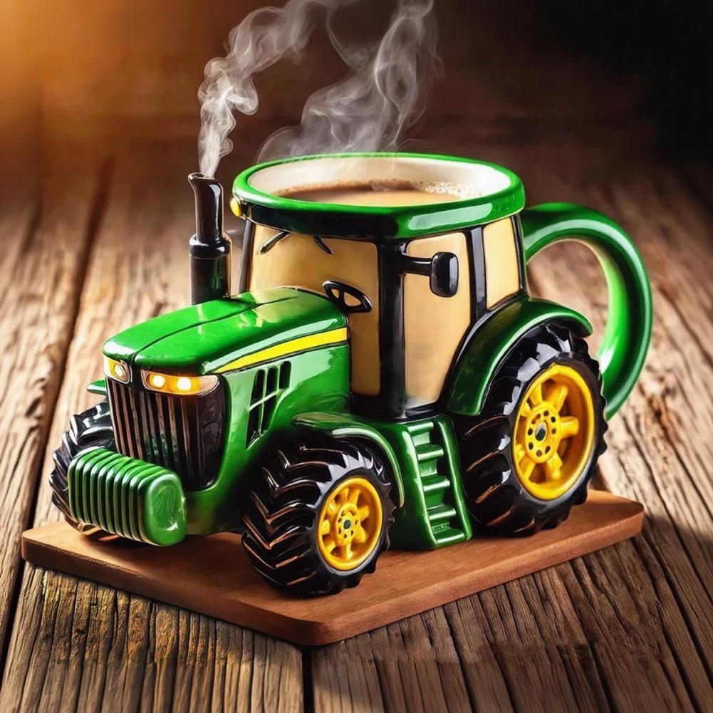 Coffee Equipment Eu - Mug Kopi Traktor Buatan Tangan 11
