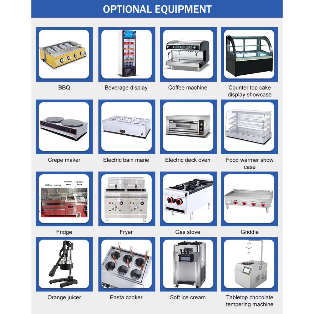 Gerobak Makanan Kios Es Krim L - Coffee Equipment Stores ulasan dan harga