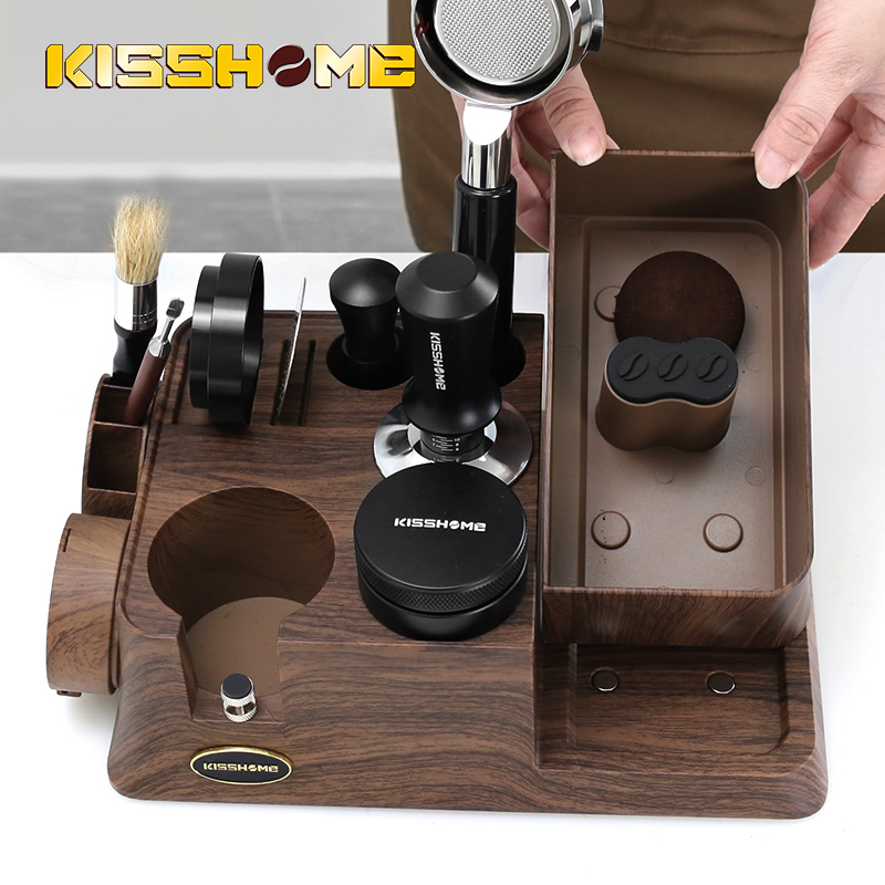 KISSHOME Espresso Tamper Stati - Coffee Knock Box ulasan dan harga