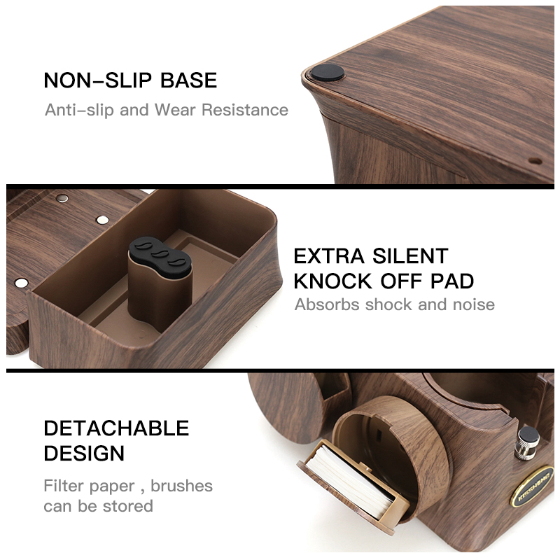 KISSHOME Espresso Tamper Stati - Coffee Knock Box ulasan dan harga