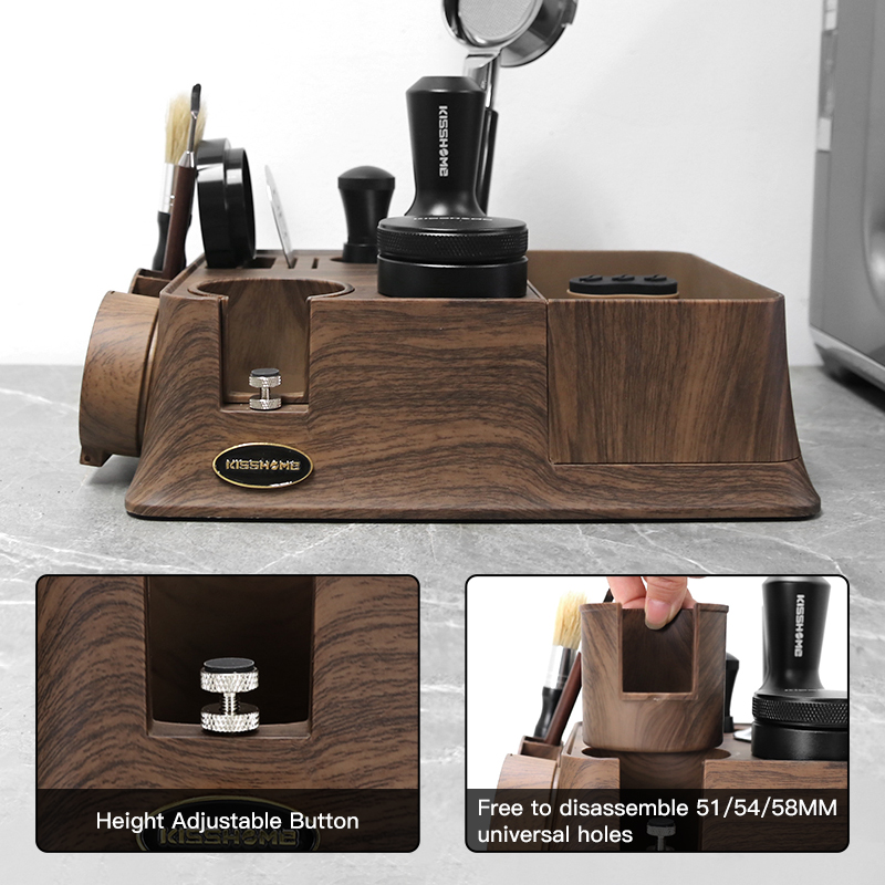 KISSHOME Espresso Tamper Stati - Coffee Knock Box ulasan dan harga