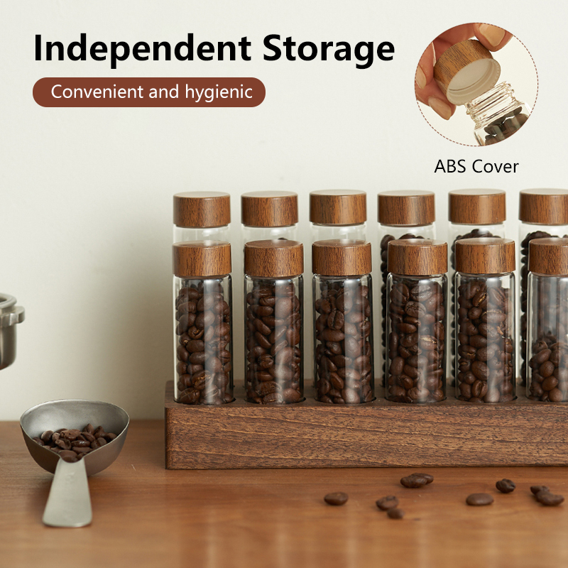 Rak Penyimpanan Biji Kopi ZIRK - Coffee Equipment Organizer ulasan dan harga