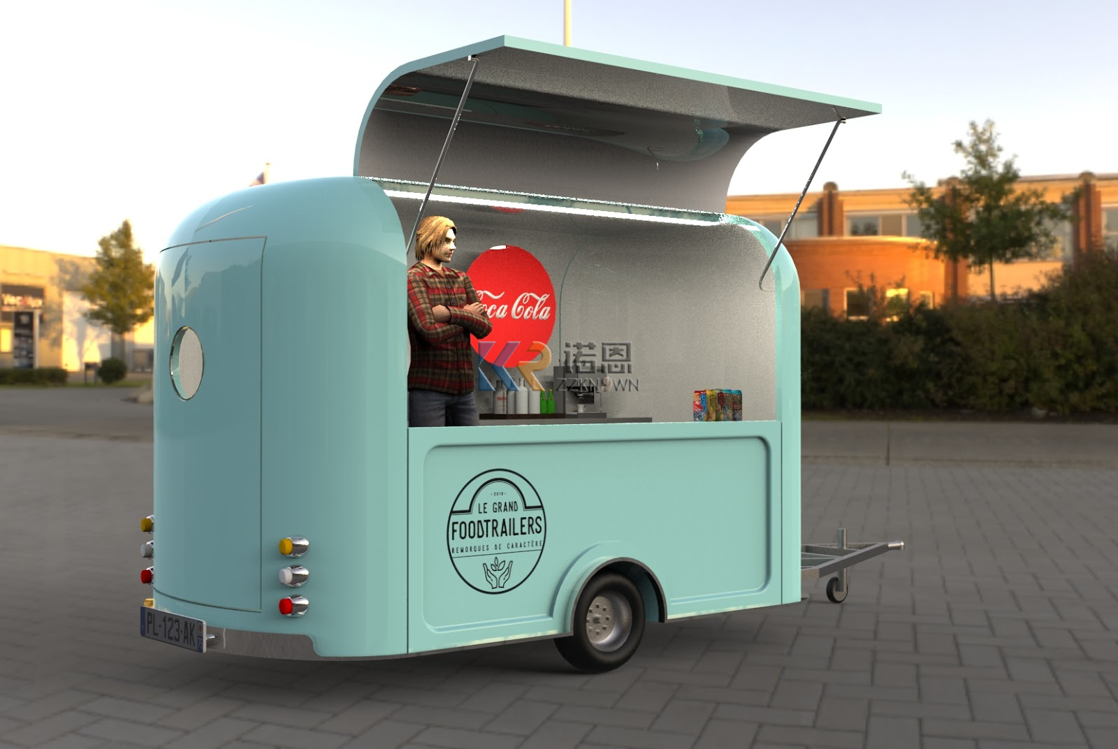 Kereta karavan Bar sepenuhnya  - Coffee Van Equipment ulasan dan harga