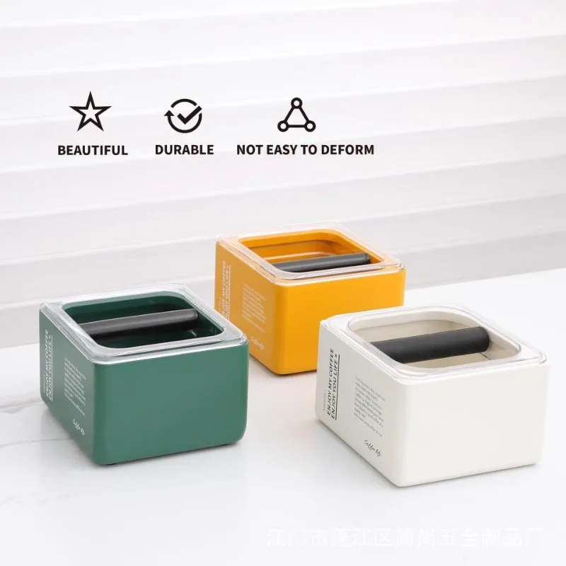 Kotak bubuk kopi Mini, peralat - Coffee Knock Box ulasan dan harga