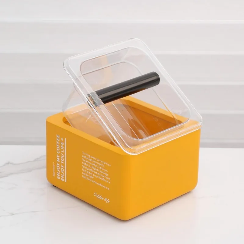 Kotak bubuk kopi Mini, peralat - Coffee Knock Box ulasan dan harga