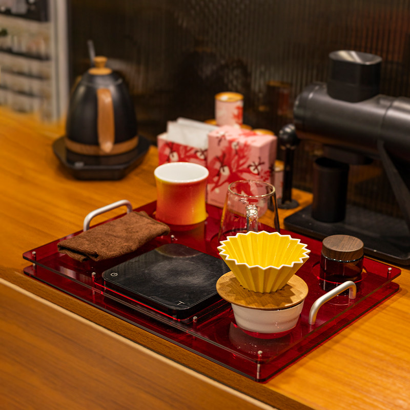 Nampan kopi akrilik, digunakan - Coffee Equipment Tray ulasan dan harga
