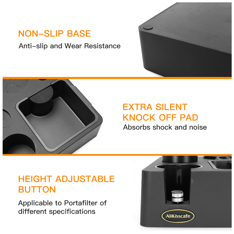 Espresso Tamping Station denga - Coffee Knock Box ulasan dan harga