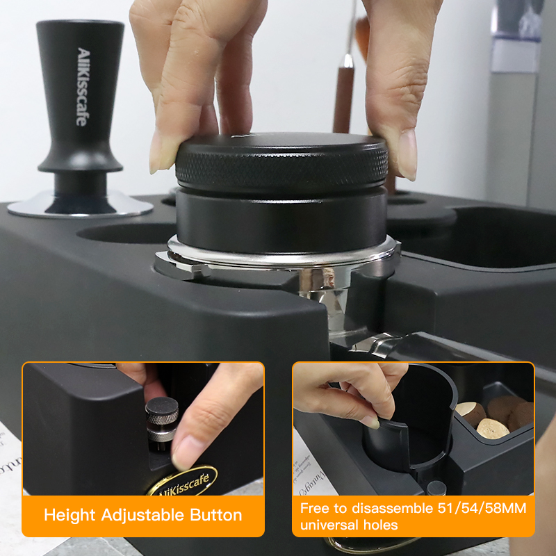 Espresso Tamping Station denga - Coffee Knock Box ulasan dan harga